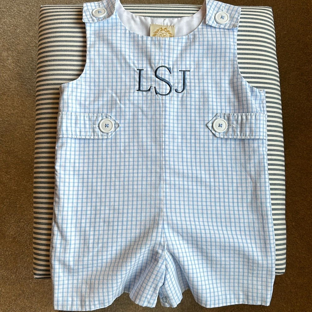 TBBC personalized “LSJ” monogram jon jon